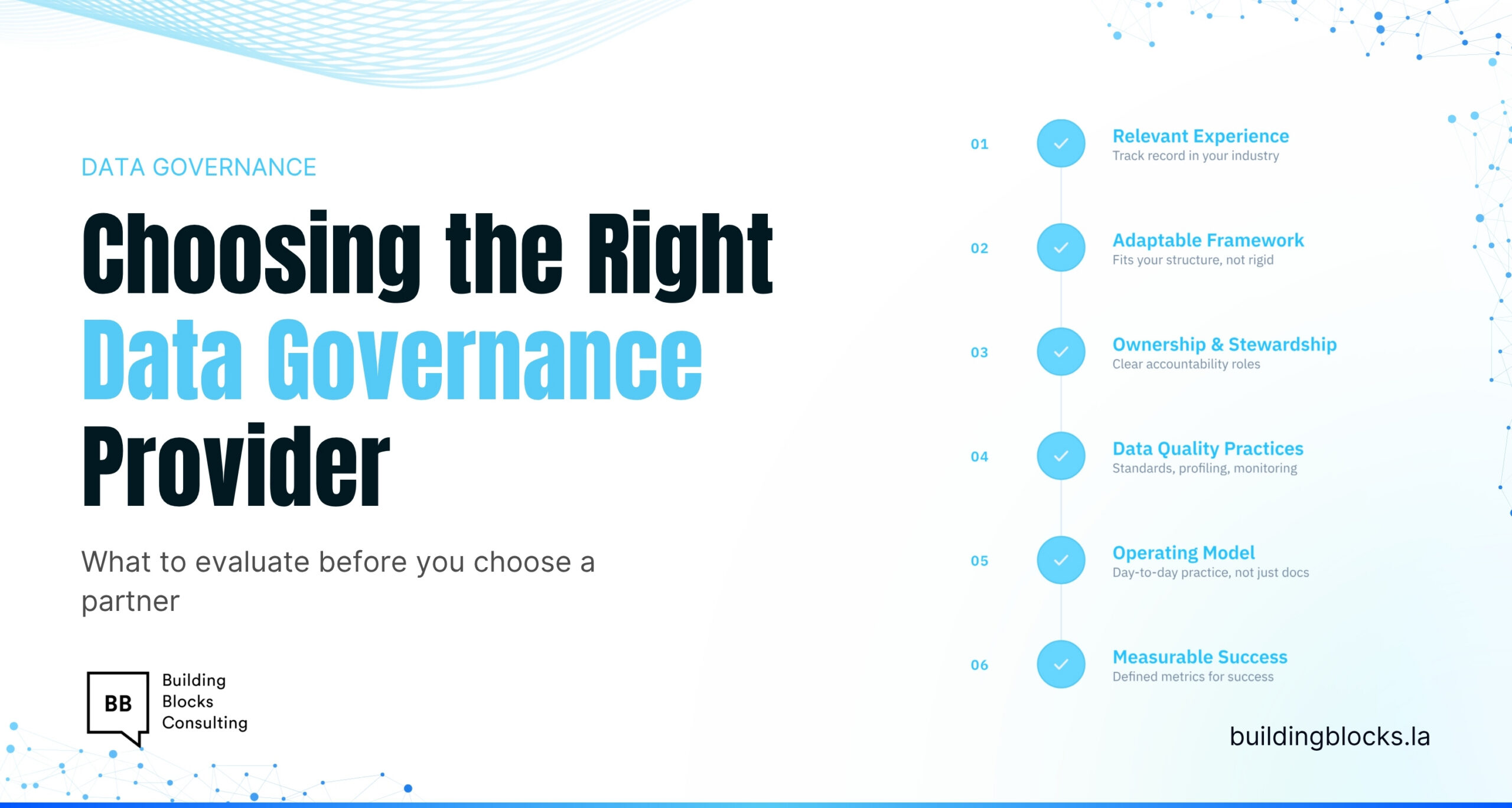 How to Choose an Enterprise Data Governance Provider